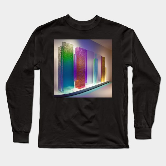 Glass Panels Display Long Sleeve T-Shirt by ArtistsQuest